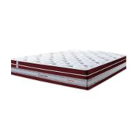Colchão King De Molas Ensacadas Cama Inbox Select Euro Soft 193x203x32 Vinho - 10