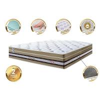 Colchão Queen De Molas Ensacadas Cama Inbox Select Euro Soft 158x198x32 Bege - 9