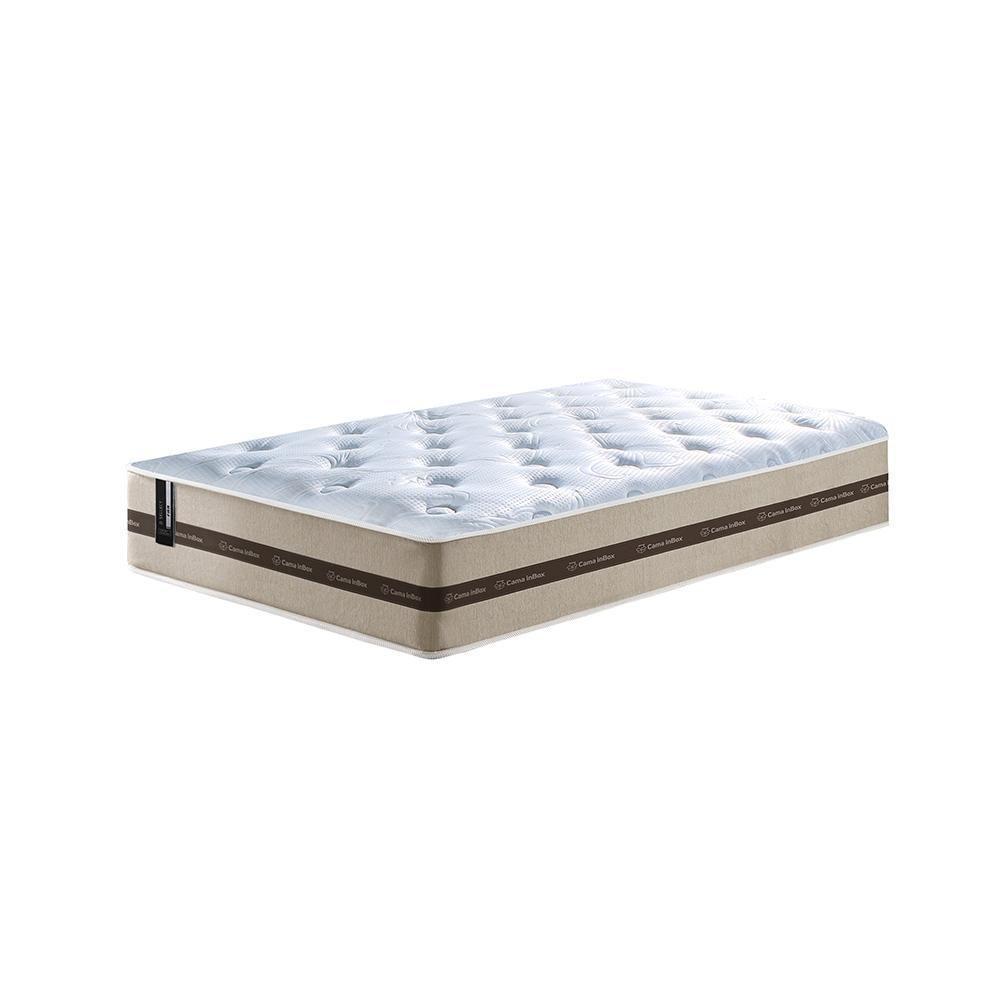 Colchão Solteiro De Molas Ensacadas Cama Inbox Select Basic 88x188x26 Bege - 3