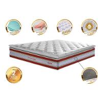 Colchão Casal De Molas Ensacadas D33 Com Pillow Top Cama Inbox Select 138x188x32 Vermelho