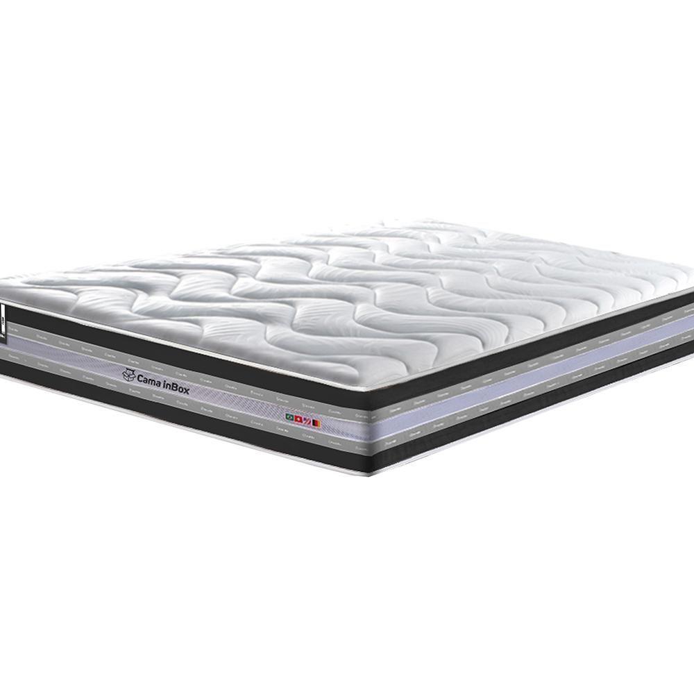 Colchão Casal De Molas Ensacadas D33 Cama Inbox Select Firme 138x188x32 Preto - 4