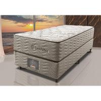 Cama Box Solteiro Colchão Euro + Box 88x188x71 Molas Ensacadas Cama Inbox Ocean Bege - 1