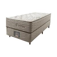 Cama Box Solteiro Colchão Euro + Box 88x188x71 Molas Ensacadas Cama Inbox Ocean Bege - 3