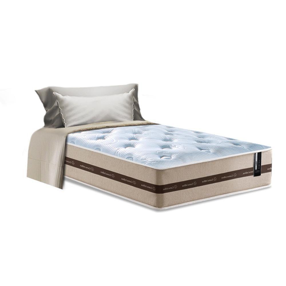 Colchão De Molas Solteiro Cama Inbox Smart Pró 88x188x22 Bege - 1