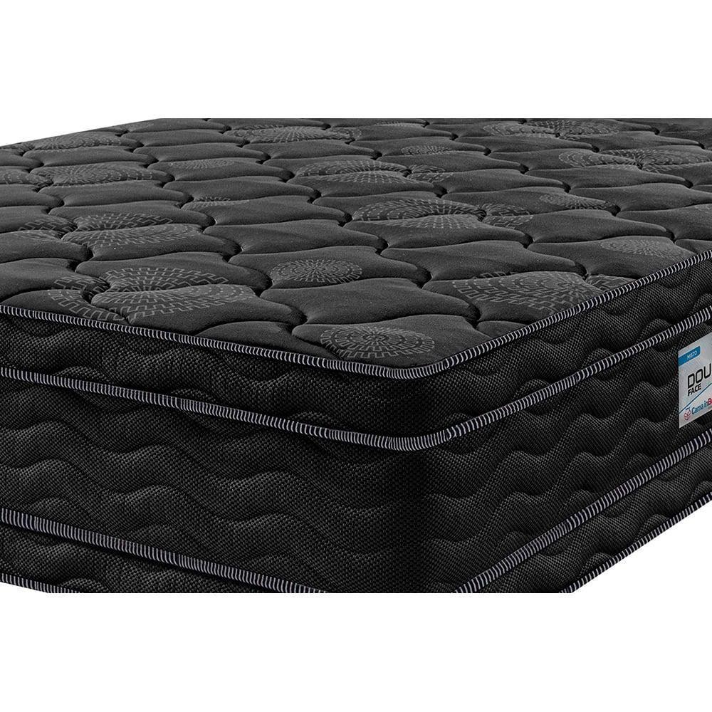 Colchão Casal Ortopédico Black 138x188x32 Double Face Espuma D33 Preto - 5