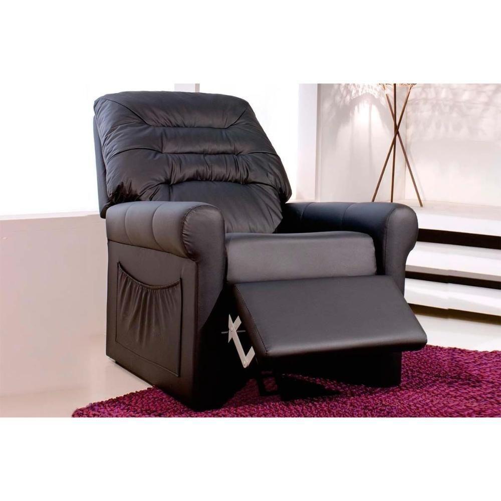 Poltrona Reclinável p/ Sala  Idea MH3605 Two Way Courano Preto - Herval - 5