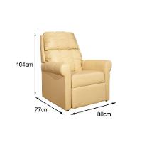 Poltrona Casal Reclinável MH1216 Two Way Courano Creme - Herval - 5