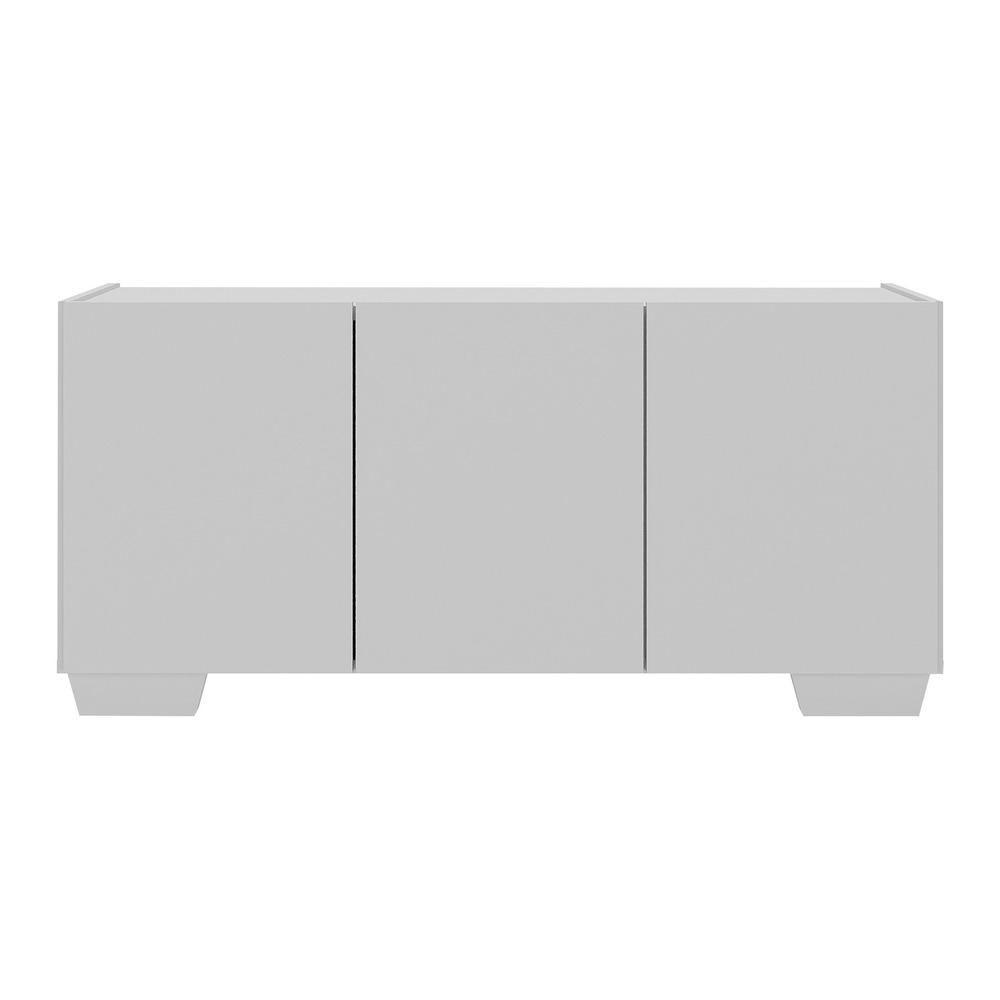 Rack Para Tv Até 32 Polegadas Com 3 Portas Multimóveis Mp1068 Branco Branco - 5