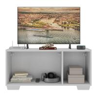 Rack Para Tv Até 32 Polegadas Com 3 Portas Multimóveis Mp1068 Branco Branco - 3