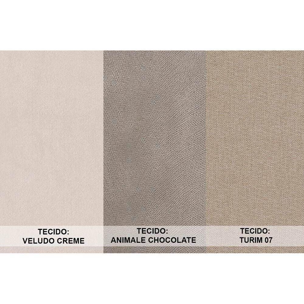 Kit 2 Cadeiras Sala Jantar Ágata  2 Un Capuccino/Veludo Creme - Rufato - 4