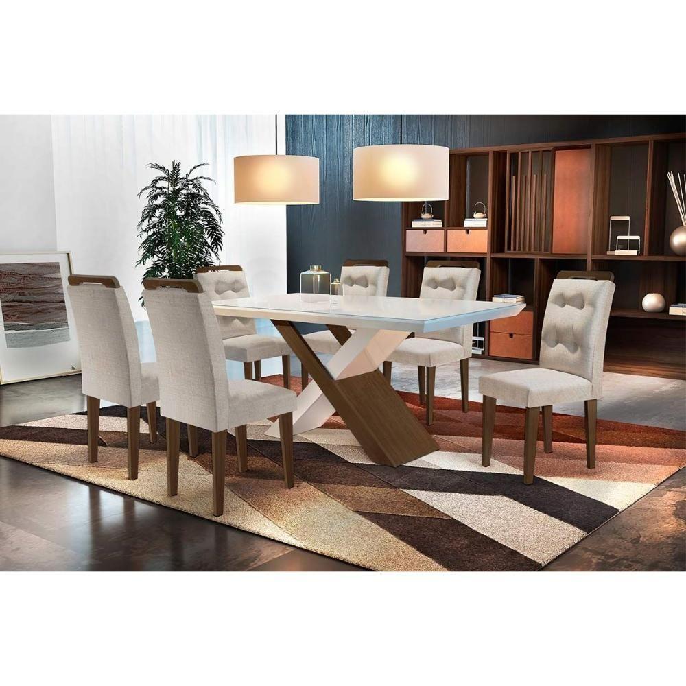 Kit 2 Cadeiras Sala Jantar Imperatriz Madeira  2 Un Capuccino/Grafite - Rufato - 2