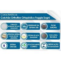 Colchão Solteiro Ortopédico Wood Foggia Sogni Unic Face Euro Pillow (78x188x26) - Orthoflex - 3