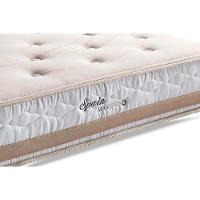 Cama Box c/Auxiliar Casal: Colchão  Herval Maxspring Spain + Base CRC Courano Branco(138x188) - 2