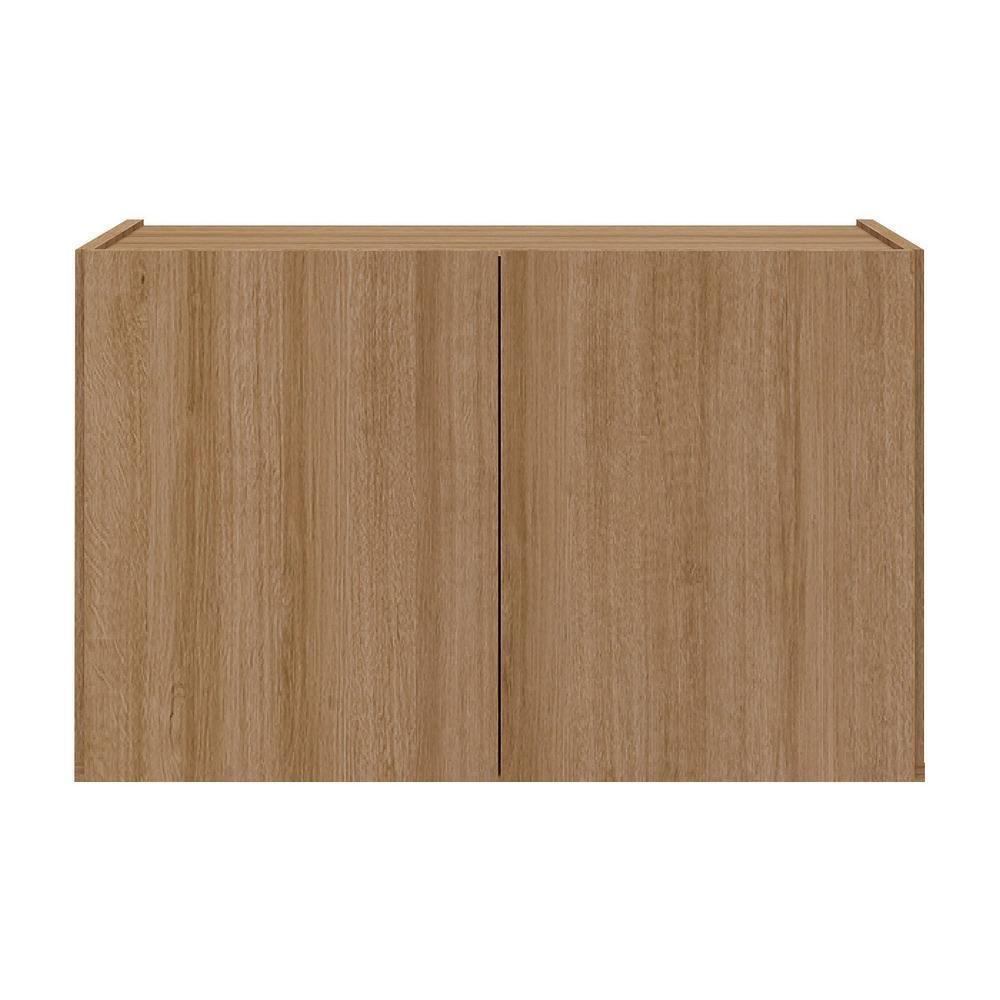 Mesa De Cabeceira Suspensa 2 Portas Multimóveis Mp4132 Rustic Rustic - 4