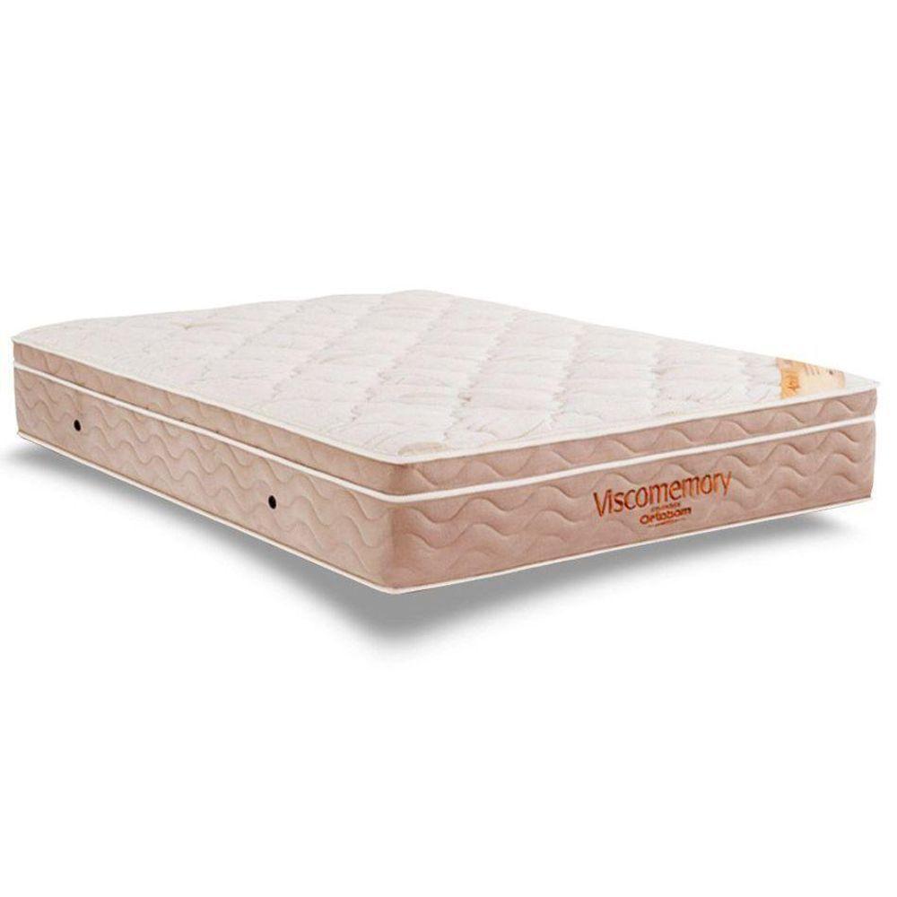 Colchão Queen Espuma D33 Viscomemory OrthoPillow (158x198x28) - Ortobom - 1