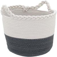Caterrine Cesta Tecido Cinza 3Pç - 3