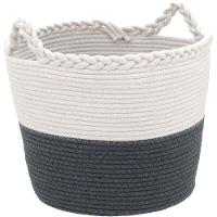 Caterrine Cesta Tecido Cinza 3Pç - 4
