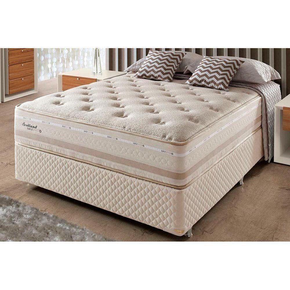 Colchão Solteiro Molas Maxspring  England Pillow Top (88x188x33) - Herval - 2