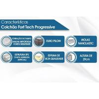 Colchão Solteiro Molas Bonnel Nanolastic Fort Airtech Progressive Ortopillow (88x188x29) - Ortobom - 6