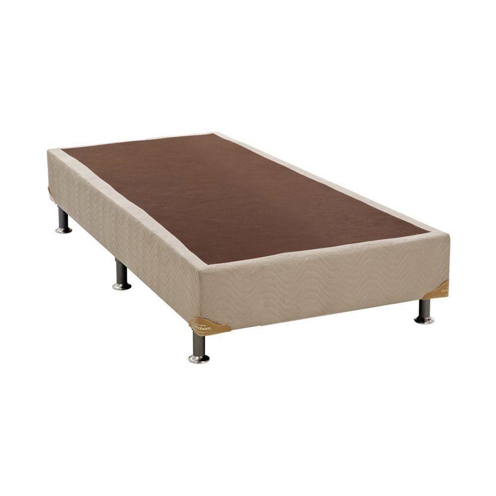 Cama Box Base Solteiro Universal Suede Clean (88x188x30) - Ortobom - 1