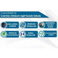 Colchão Solteiro Espuma D23  Light Saúde Liso (88x188x12) - Ortobom - 5