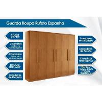 Guarda Roupa Casal 6 Portas e 2 Gavetas Espanha Naturale/Off White - Rufato - 2