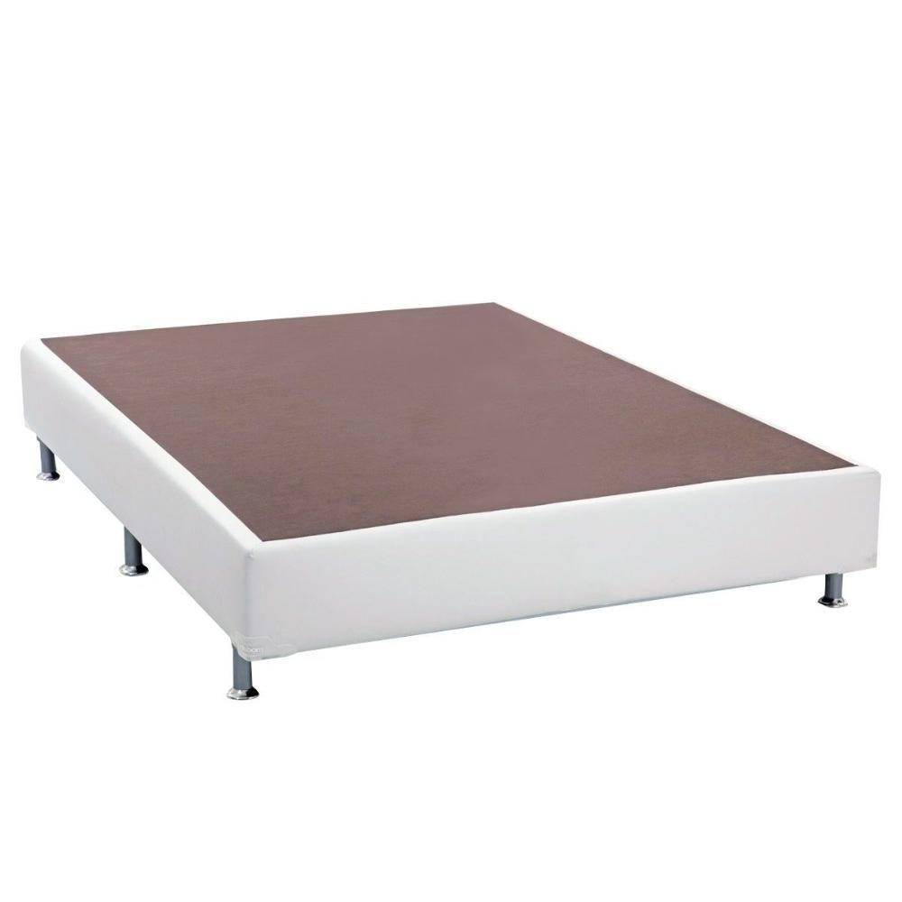 Cama Box Base Viúva Americana Courano White (128x188x23) - Ortobom - 1