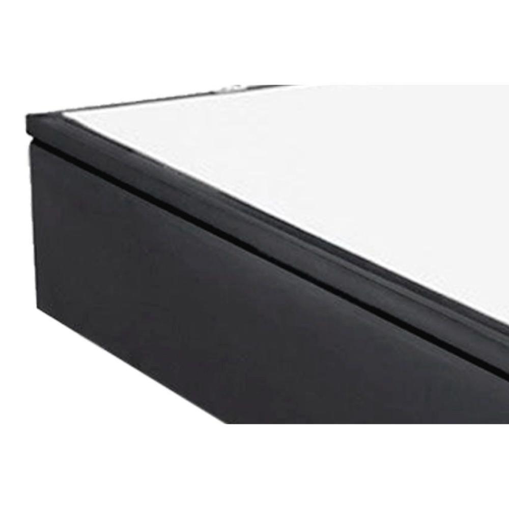 Cama Box Baú Solteiro Universal Suede Gray (88x188x35) - Costa Rica - 5