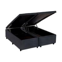 Cama Box Baú Universal Queen Suede Gray (158x198x35) - Costa Rica - 1