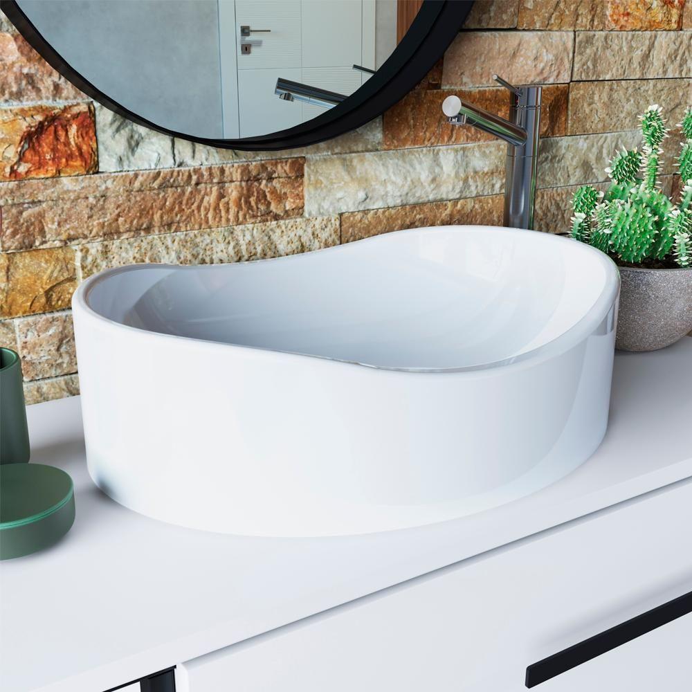 Gabinete Susp E Cuba Marmore Sintetico P1019x941012 Branco Branco Pp Branco Branco - 6