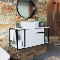 Gabinete Susp E Cuba Marmore Sintetico P1019x941012 Branco Branco Pp Branco Branco