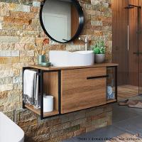 Gabinete Susp E Cuba Marmore Sintetico P1019x941012 Mell Branco Pp Mell Branco - 3