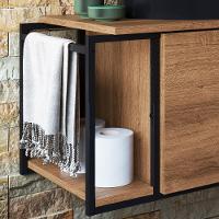 Gabinete Susp E Cuba Marmore Sintetico P1019x941012 Mell Preto Pp Mell Preto - 6