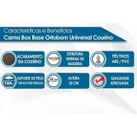 Cama Box Base Viúva Universal Courano Clean (128x188x20) - Ortobom - 2