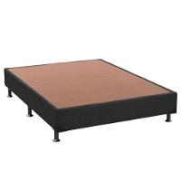 Cama Box Base Viúva Universal Suede Gray (128x188x30) - Ortobom - 1