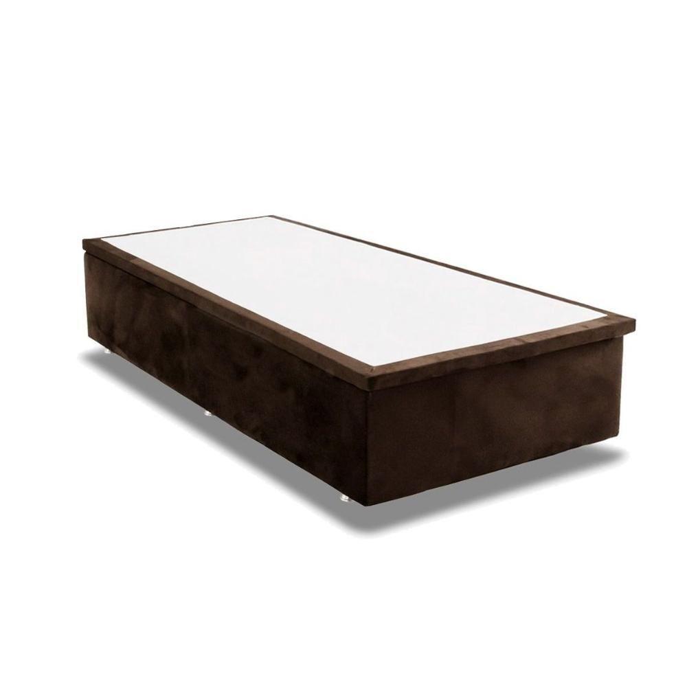 Cama Box Baú Queen Universal Suede Brown (158x198x35) - Ortobom - 3