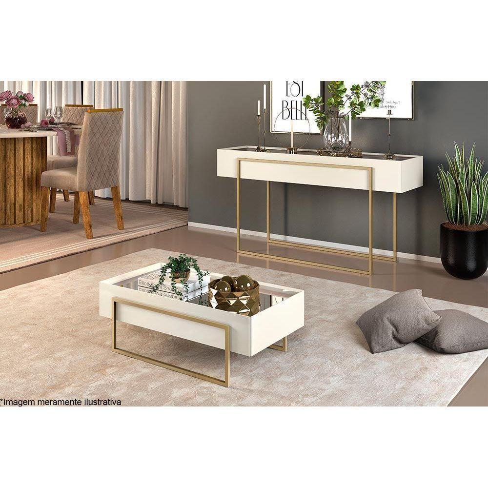 Aparador de Sala Jantar Pilar Off White - DJ Móveis - 5