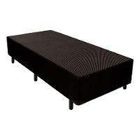 Cama Box Base Solteiro Universal Tecido Black (88x188x24) - Luckspuma - 1