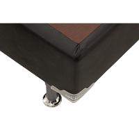 Cama Box Base Viúva Universal Courano Nero Black (128x188x20) - Ortobom