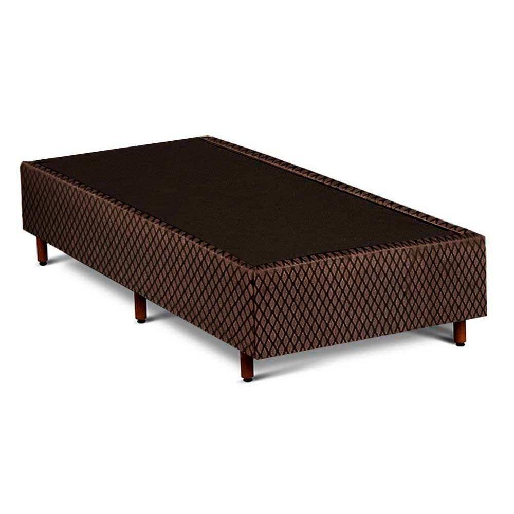 Cama Box Base Solteiro Universal Rústico Brown (88x188x25) - Polar - 1