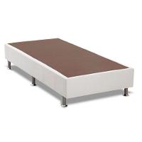 Cama Box Base Solteiro Universal Courano White (88x188x20) - Ortobom - 1