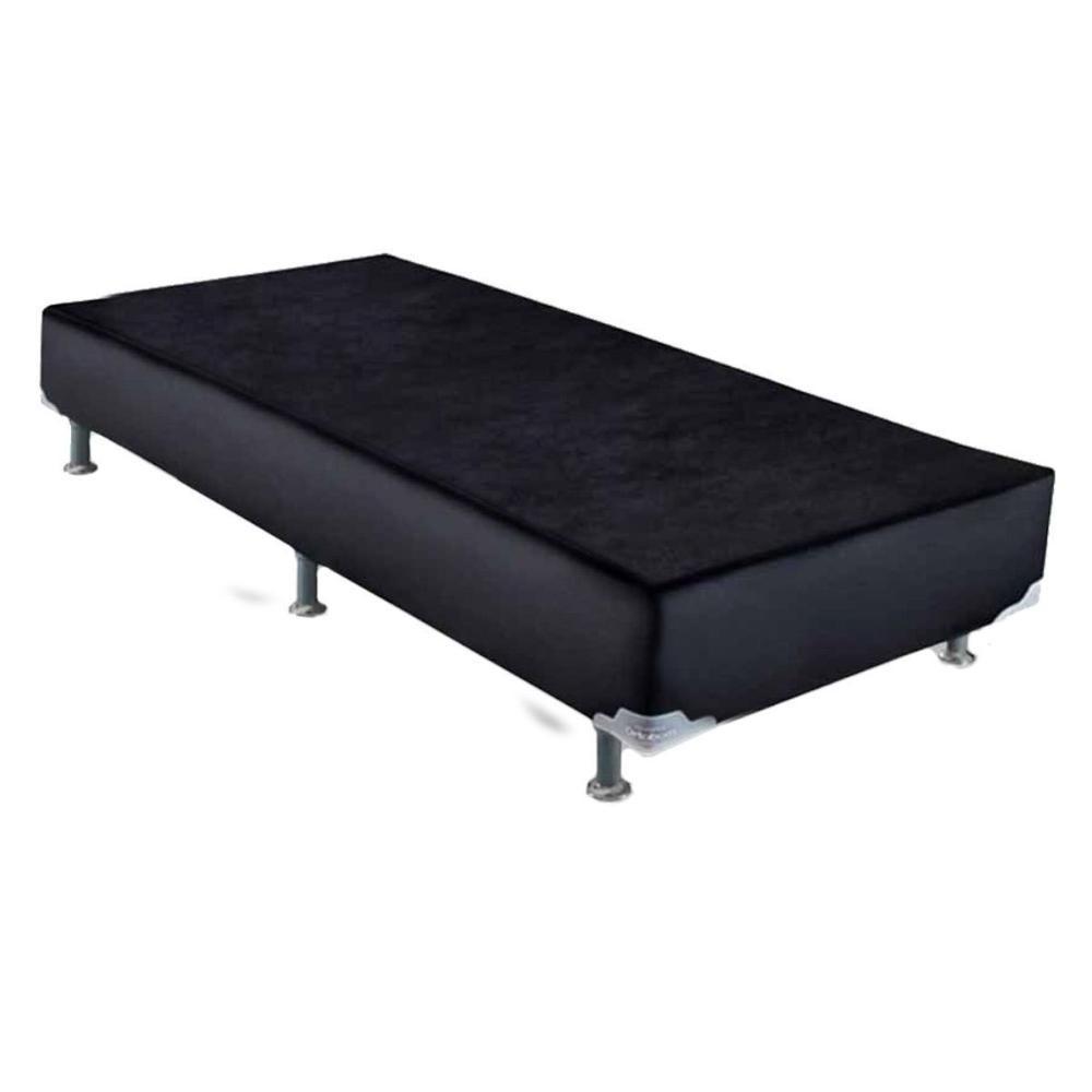 Cama Box Base Solteiro Americana Courano Nero Black (88x188x23) - Ortobom - 1