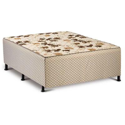 Cama Box Conjugado Casal: Colchão Ortopédico UniPremium Pillow Clean (138x188x40) Polar