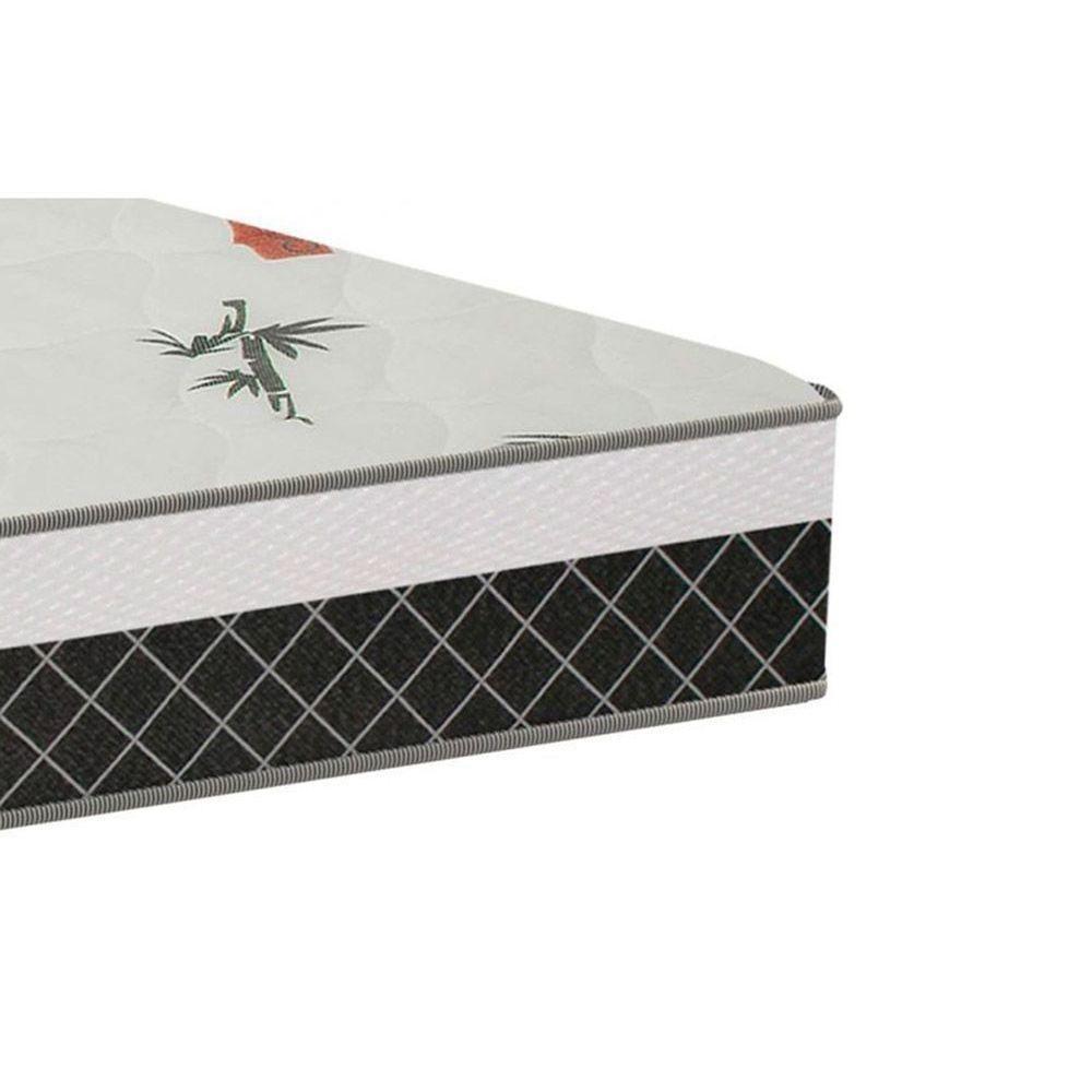 Cama Box Casal: Colchão Ortopédico Plumatex D28/EP Anatômico Falcon Ultra Firme + Base CRC Suede Black(138x188) - 2