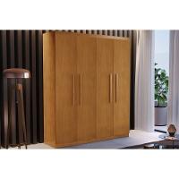 Guarda Roupa 4 Portas e 2 Gavetas Espanha Naturale - Rufato - 1