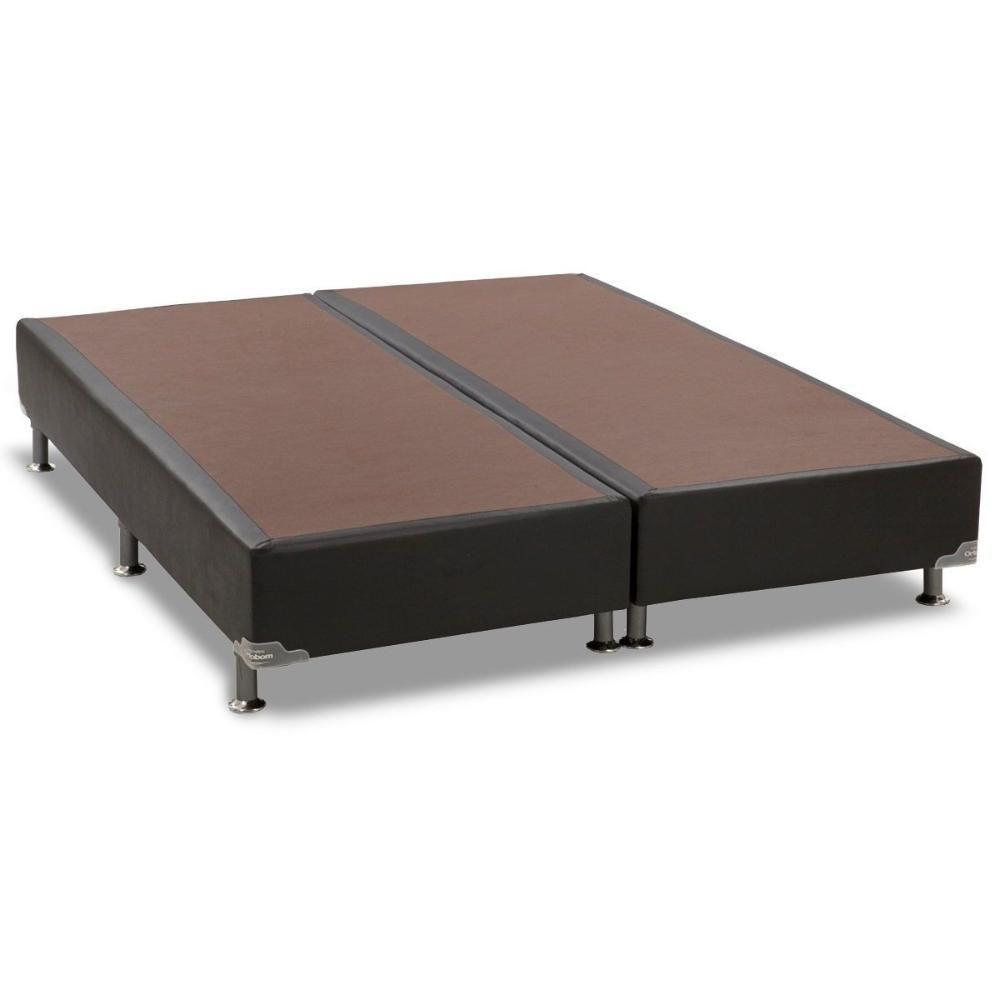 Cama Box Base Queen Universal Courano Nero Black (158x198x20) - Ortobom - 1