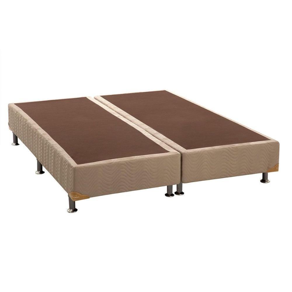 Cama Box Base Queen Universal Suede Clean (158x198x20) - Ortobom - 1