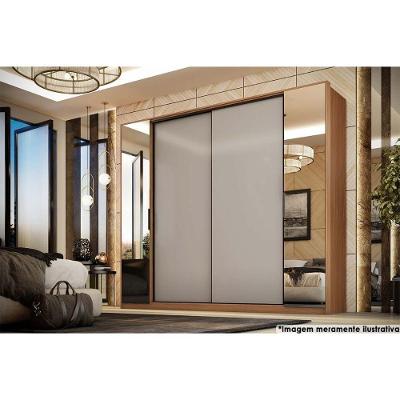 Guarda Roupa Casal Laredo 4 Portas Bater e Correr 4 Gavetas Amendola-Nude Prime TX