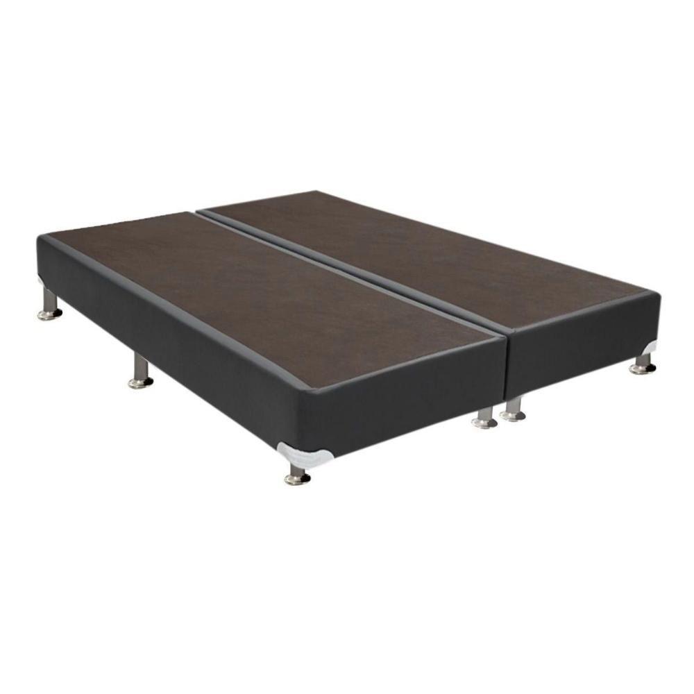 Cama Box Base Queen Universal Courano Gray (158x198x30) - Ortobom - 1