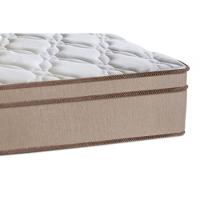 Cama Box Queen: Colchão Molas Castor Bonnel Revolution + Base CRC Suede Marrom(158x198) - 2